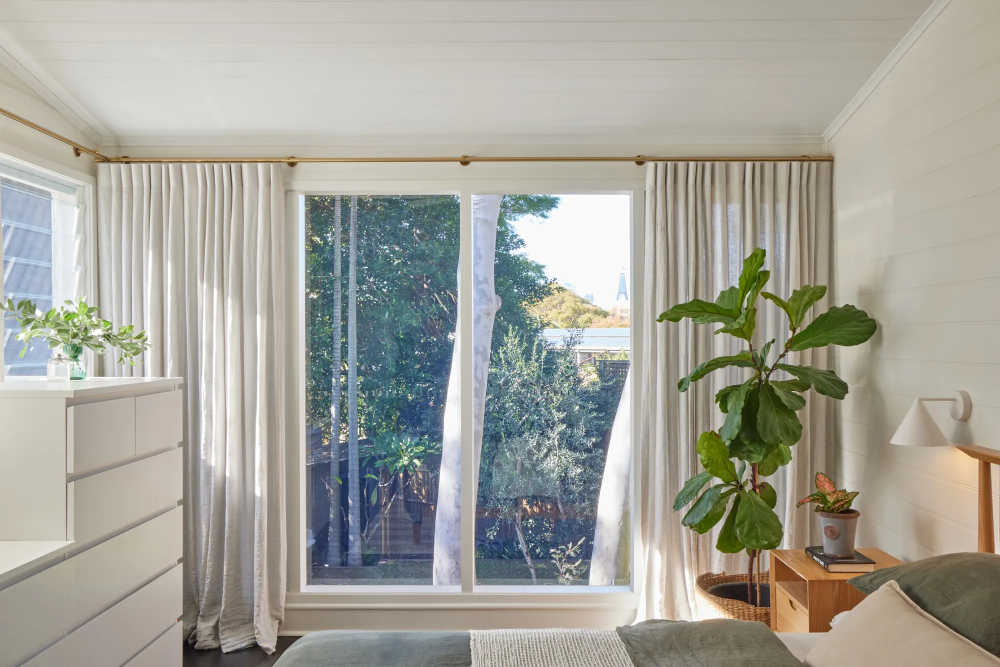 Main bedroom, garden outlook.