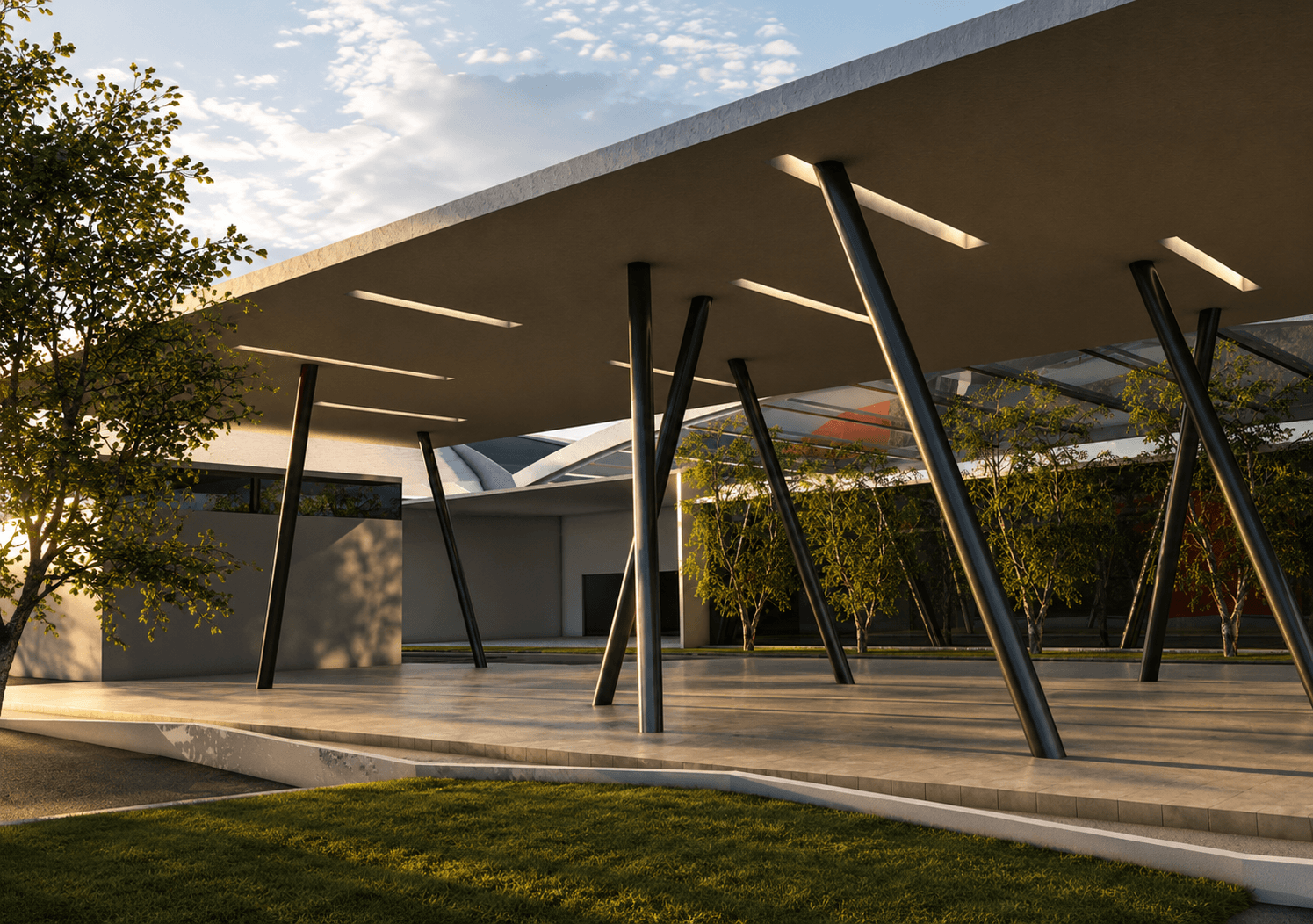 Contemporary architecture supporting the next generation of Olympic and international athletes.