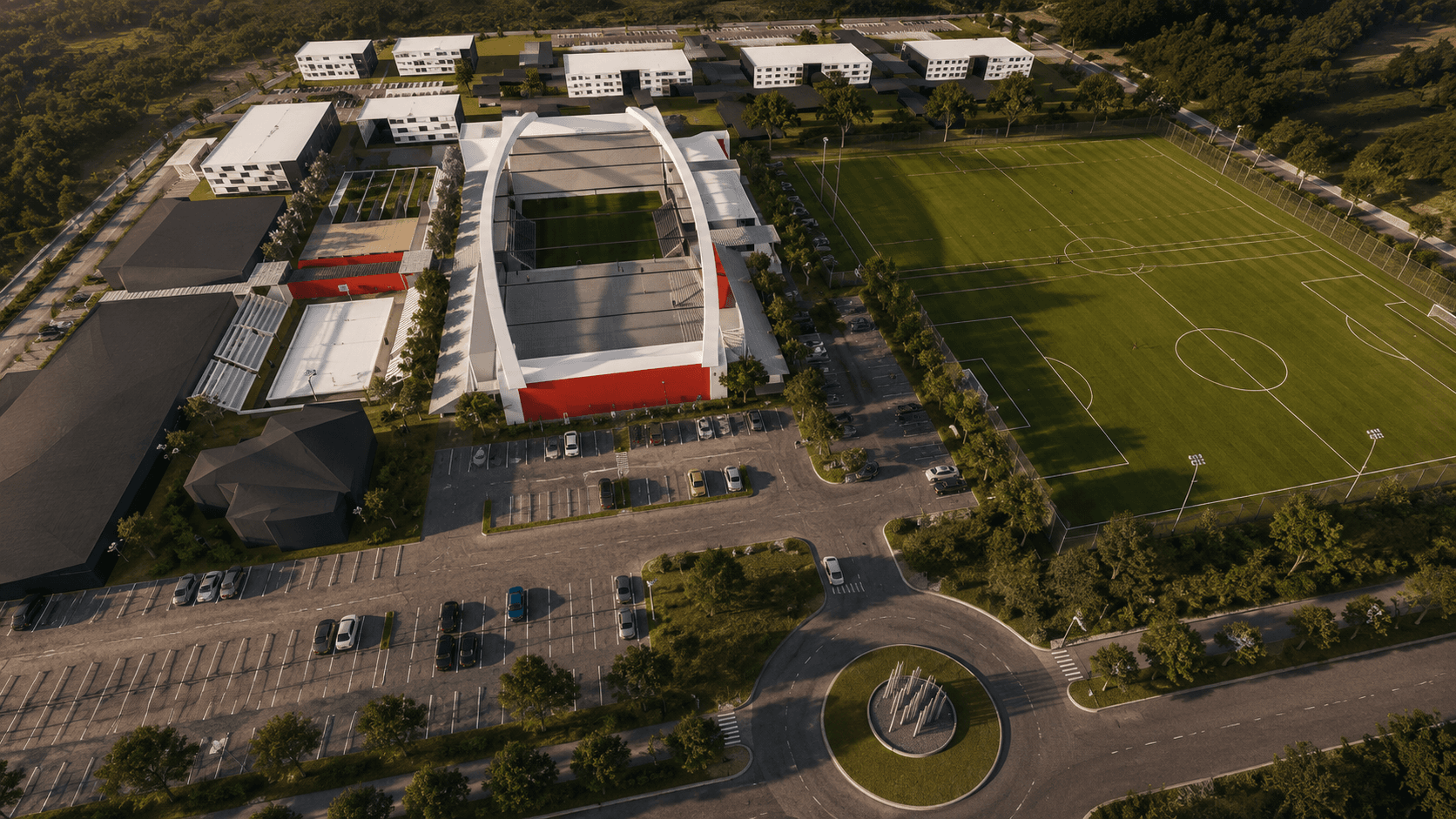 An Olympic-inspired training facility designed to foster excellence and future sporting success.