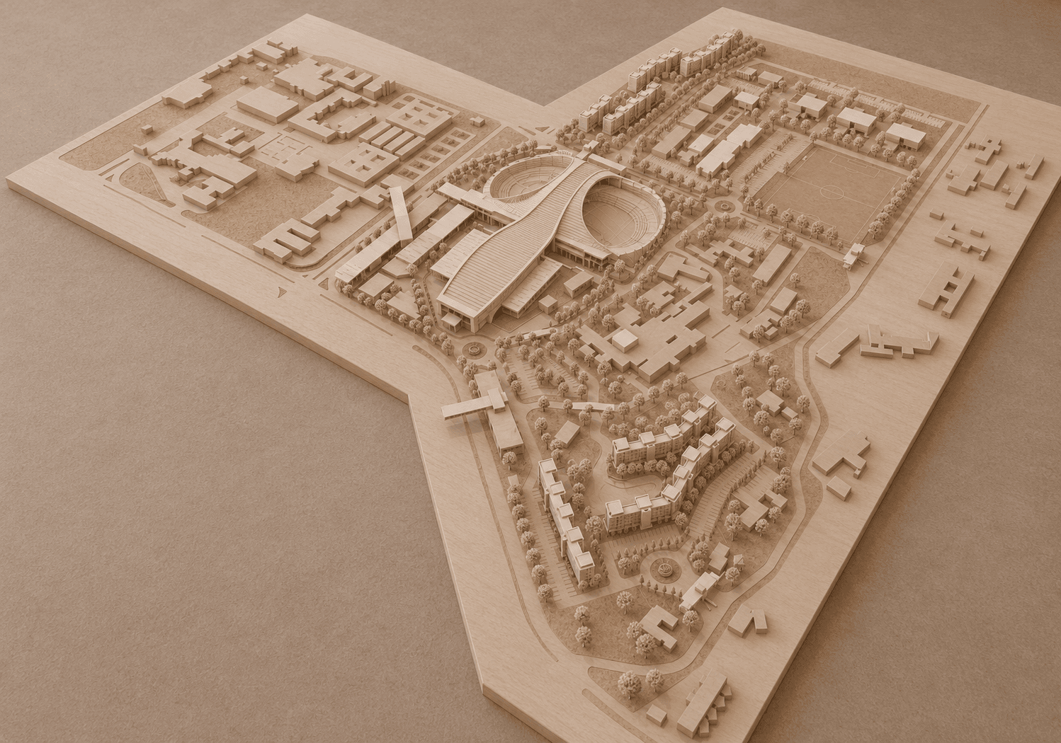 A masterplanned sports precinct designed to leave a lasting legacy beyond competition.